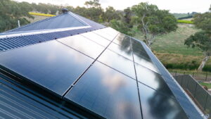 Energizer Solar Panels on roof